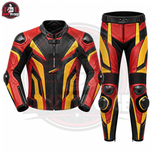 Premium Quality Split Track <b>Racing</b> Leather Suit Two-Piece Perforated Motorcycle Biker Outfit Cowhide Leather <b>Racing</b> <b>Jacket</b> Pant - Product Image 5