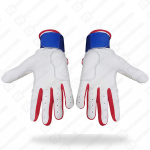 Gants de frappe de baseball et de softball professionnels réglables, confortables, respirants, légers, durables, en cuir de vachette Cabretta - Product Image 5