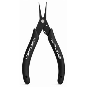 Xuron 450BN Precision Bent Nose Pliers Pink Handle Jewelry <b>Craft</b> <b>Wire</b> Tool OEM Custom Logo Factory Supply - Product Image 4