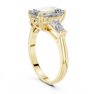 Premium Gold Lab Grown Diamond Ring 3.66ct IGI Certified Fine Fashion <b>Jewellery</b> Trendy Elegant Engagement Statement Luxury - Product Image 3