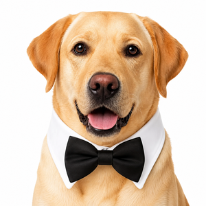 Luxury <b>Bow</b> Tie <b>Dog</b> Bandana OEM ODM Custom Logo Adjustable Formal for <b>Dogs</b> Soft Breathable Polyester Birthday Direct Manufacture - Product Image 1