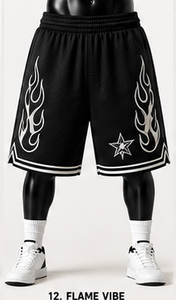 Shorts de basketball pour hommes 23 - Créez votre propre style - Polyester/Nylon à sublimation intégrale - Séchage rapide - Style sportif - Taille élastique - Product Image 3