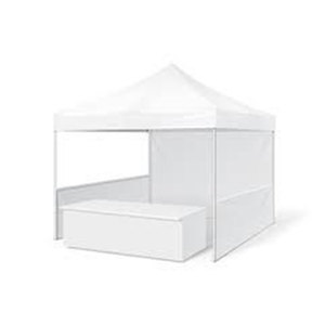 Tente pliante personnalisée grande taille 10x10 pieds avec impression de logo sur le devant pour promotions extérieures et salons professionnels - Product Image 1
