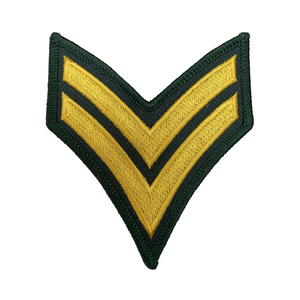 ตราสัญลักษณ์เชฟรอนแบบกำหนดเองคุณภาพสูง ปักบนผ้าทวิล สำหรับเสื้อผ้า หมวก ของขวัญ ผลิตในไต้หวัน - Product Image 6