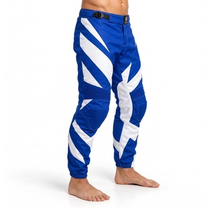 Pantalon de motocross MX personnalisé, construction renforcée par des tissus, coupe flexible, respirant, performance, pantalon de conduite tout-terrain, léger - Product Image 4