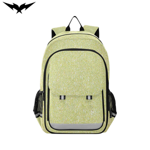 Sac à dos de cheerleading personnalisé en tissu brillant avec logo personnalisé et fermeture à glissière - Product Image 5