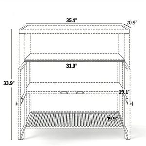 Estante de Almacenamiento Exterior Negro, Práctico para Organizar Toallas - Product Image 6