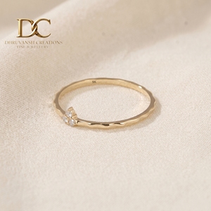 Luxury <b>Fine</b> 14KT Solid Gold <b>Ring</b> with Lab Grown Diamond Women's Wedding & Party Jewelry Wholesale Manufacturer - Product Image 2