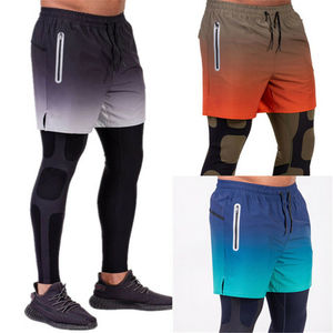 Pantalones Cortos Deportivos Casuales de Verano para Hombre, 100% Algodón, Cintura Alta, Cierre de Cremallera, Cintura Elástica, Largo hasta la Rodilla - Product Image 6