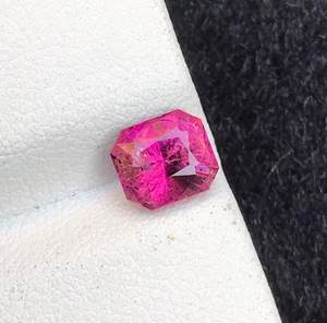 Pierre précieuse de tourmaline rose naturelle, taillée en facettes, pierre non montée pour la fabrication de bijoux et de bagues - Product Image 2