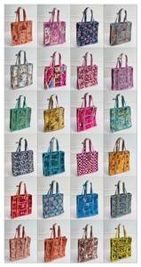 Handmade High Quality Quilted Cotton Floral Zipper Women's <b>Tote</b> <b>Bag</b> Large Capacity Shopping Travel Shoulder <b>Bag</b> Front <b>Pockets</b> - Product Image 3
