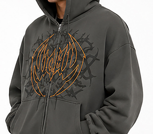 Sweat-shirt à capuche de luxe noir pour homme, en coton premium, style streetwear, décontracté, pour tous les jours - Product Image 4