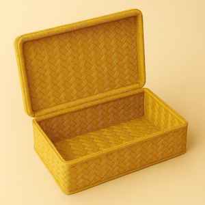 Caja de Almacenamiento de Cosméticos de Bambú Sheetal Pati Tejida a Mano |   Organizador de Belleza Ecológico para Lápices Labiales y Joyas |   Empaque Sostenible - Product Image 5