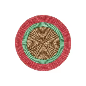 Bohemian Style Unique Hand Beaded Coffee Mug Coasters Luxury <b>Table</b> <b>Protection</b> Accessory for Kitchen Decor - Product Image 1