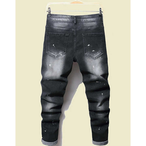 Pantalones Cortos de Mezclilla Sólidos Ecológicos Personalizados para Hombre, Corte Ajustado, Ropa Casual de Calle de Alta Calidad - Product Image 3