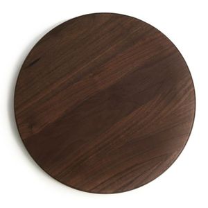 Assiette de présentation ronde de luxe en bois d'acacia, assiette de dîner en bois massif de 13 pouces, sous-assiette décorative pour mariages et hôtels (vente en gros) - Product Image 2