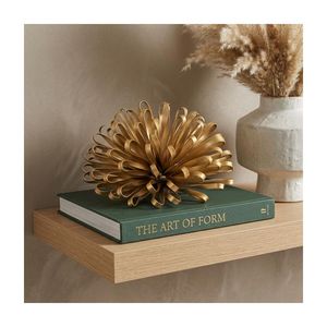 Jaffs Exports JE21979 Aluminium Abstract Sculpture Figure Shape Handmade Eco-Friendly Metal Art <b>Decor</b> Tabletop Minimalist Living - Product Image 1