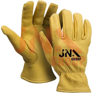 Vente en gros Logo personnalisé Gants de conducteur robustes en cuir de chèvre-Antidérapant Respirant Unisexe Toutes Saisons - Product Image 1