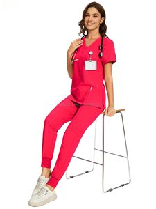 Conjunto de Uniforme Médico para Hombre, Ropa de Trabajo Elástica para Enfermeros - Product Image 5