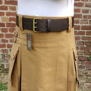 Cinturones Tradicionales Escoceses de Tartán para Hombre, Color Marrón Oscuro, con Hebilla de Latón, Cinturones de Clan de Tartán de las Tierras Altas, Más Vendidos - Product Image 5