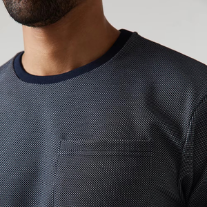 Men's Breathable White <b>Twinset</b> 100% Combed Cotton Slim Fit Short Sleeves Crew Neck T-Shirt Shorts Set - Product Image 6