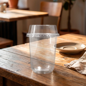 QUANG QUAN Single Wall Transparent Disposable <b>Cups</b> 16/22/24oz Recyclable PP <b>Plastic</b> 95mm Diameter for Coffee Tea Cold Beverages - Product Image 6