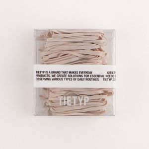 ยางรัดผม TIETYP สีพื้น เรียบง่าย ทันสมัย ใช้ได้ทุกวัน สำหรับผู้หญิง บรรจุกล่อง ผลิตในเกาหลี - Product Image 3