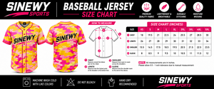 Maillot de baseball imprimé SINEWY, manches courtes, boutons sur le devant, unisexe, adulte, coupe classique, respirant, évacuant l'humidité, écologique - Product Image 6