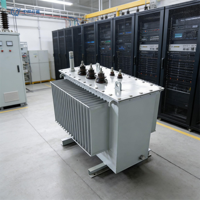 Transformador de Distribución Sumergido en Aceite con Certificación CE, Trifásico, 33kV 34.5kV 35kV 2000kVA, Alta Eficiencia, Salida de 400V, Grupo Vectorial Dyn11