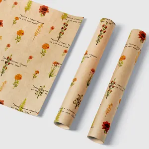 Beste Prijs Vintage Geschenkverpakking Papier Kraft Inpakpapier Voor Cadeau En Accessoires