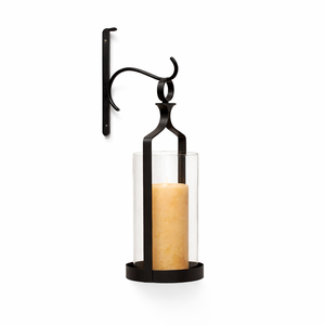 Ensemble de appliques murales en verre et métal noir, design vertical moderne, montage robuste, lumière chaude, accent de décoration élégant pour la maison - Product Image 3