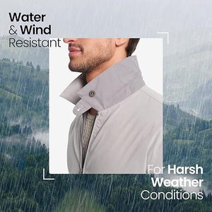 Chaqueta Cortavientos Ligera a Precio Razonable, Chaqueta de Golf Resistente al Agua, Chaqueta de Microfibra, Perfecta para Golf y Uso Casual - Product Image 5