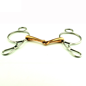 Bocados de alta calidad de acero inoxidable y plata alemana para equitación western e inglesa, bocado gag para caballos. - Product Image 2