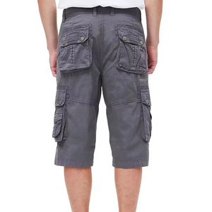 Latest design solid anti-wrinkle canvas cotton men's <b>cargo</b> <b>shorts</b> wholesale unique style 2026 <b>lightweight</b> and durable - Product Image 2