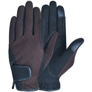 Gants de conduite unisexes en cuir microfibre à doigts entiers avec fermeture à cordon, antidérapants, protection UV, pour usage extérieur en été - Product Image 1