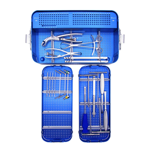 Kit d'instruments orthopédiques en acier pour petits fragments, prix usine Meditech, matériaux interventionnels pour implants par Surgiright Instrument - Product Image 1