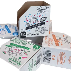 Boîtes à fentes personnalisables en carton ivoire I350, écologiques, en matériaux recyclés, pour l'expédition alimentaire, avec logo personnalisé, pour transport aérien et maritime, vente en gros - Product Image 1