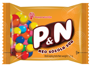 ลูกอมช็อกโกแลตนมสีสันสดใส P&N ฟิลลิ่งมิลค์ช็อกโกแลต ตัวเลือกอันดับต้นๆ ลูกอมรูปทรงกลมหลากสี รสหวาน คุณภาพเทียบเท่านมผง - Product Image 2