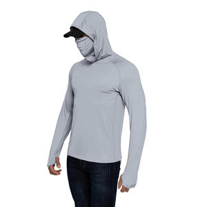 Sudadera de pesca personalizada para hombre, diseño personalizado, 100% poliéster, ropa deportiva de secado rápido para protección solar, sudadera de pesca para hombre - Product Image 3