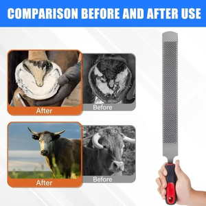 Herramienta profesional de acero al carbono para recortar pezuñas de caballos y proyectos de carpintería - Product Image 3