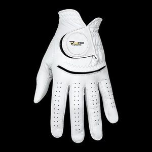 Gants de golf en gros, qualité supérieure, avec logo personnalisé, respirants, en cuir véritable Cabretta pour une utilisation confortable. - Product Image 5