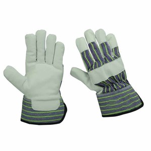 Gants de travail en cuir de buffle de qualité supérieure, résistants, pour travaux industriels, gants de construction et de jardinage canadiens - Product Image 5
