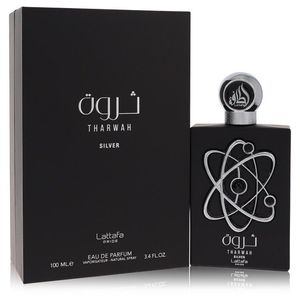 Pride Tharwah <b>Silver</b> Men's Eau De Parfum <b>Spray</b> 3.4 oz - Product Image 1