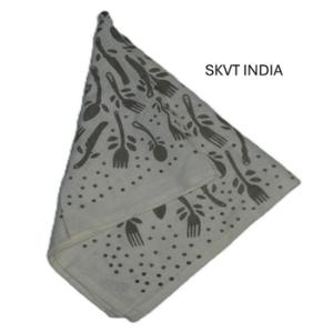 Serviette de cuisine jetable unie SKVT INDIA OEM, 100% coton biologique, douce, écologique, hypoallergénique, séchage rapide, avec logo personnalisé imprimé - Product Image 5