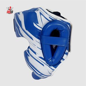 Best Protection Performance Customized Color Size Comfortable MMA Leather Kick Boxing <b>Training</b> <b>Head</b> Guard Men Custom Logo OMIKA - Product Image 2