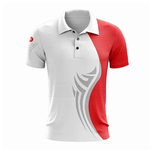 Nouveau design personnalisé – Polo en polyester et coton imprimé pour homme, uniforme de travail, uniforme de cricket avec t-shirt, ensembles de golf et de cricket en gros - Product Image 5