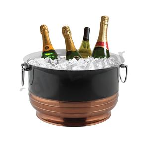 Cuve à vin classique en métal avec poignée pour seaux à glace ou bacs à boissons - Product Image 1