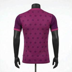 T-shirt de sport en toile 100% coton imprimé avec logo personnalisé, pour hommes, coupe classique, manches courtes, séchage rapide - Product Image 3