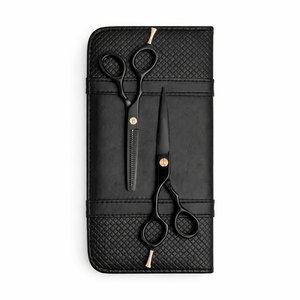 Premium Lefty Matte Black Swivel <b>Scissors</b> Ergonomic Design for Precision Hair Cutting Professional Salon Quality - Product Image 4