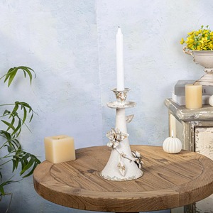 Designer Floral Detailing <b>Candle</b> Stand Artistic <b>Candle</b> Holder Perfect For Home Interior Decor Bedroom And Gift Purpose - Product Image 1